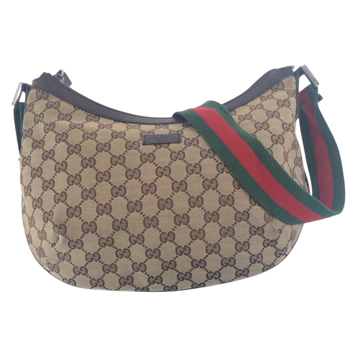 シェリーライン ベージュ ブラウン シルバー金具 GGキャンバス 181092 ショルダーバッグ レディース 504629