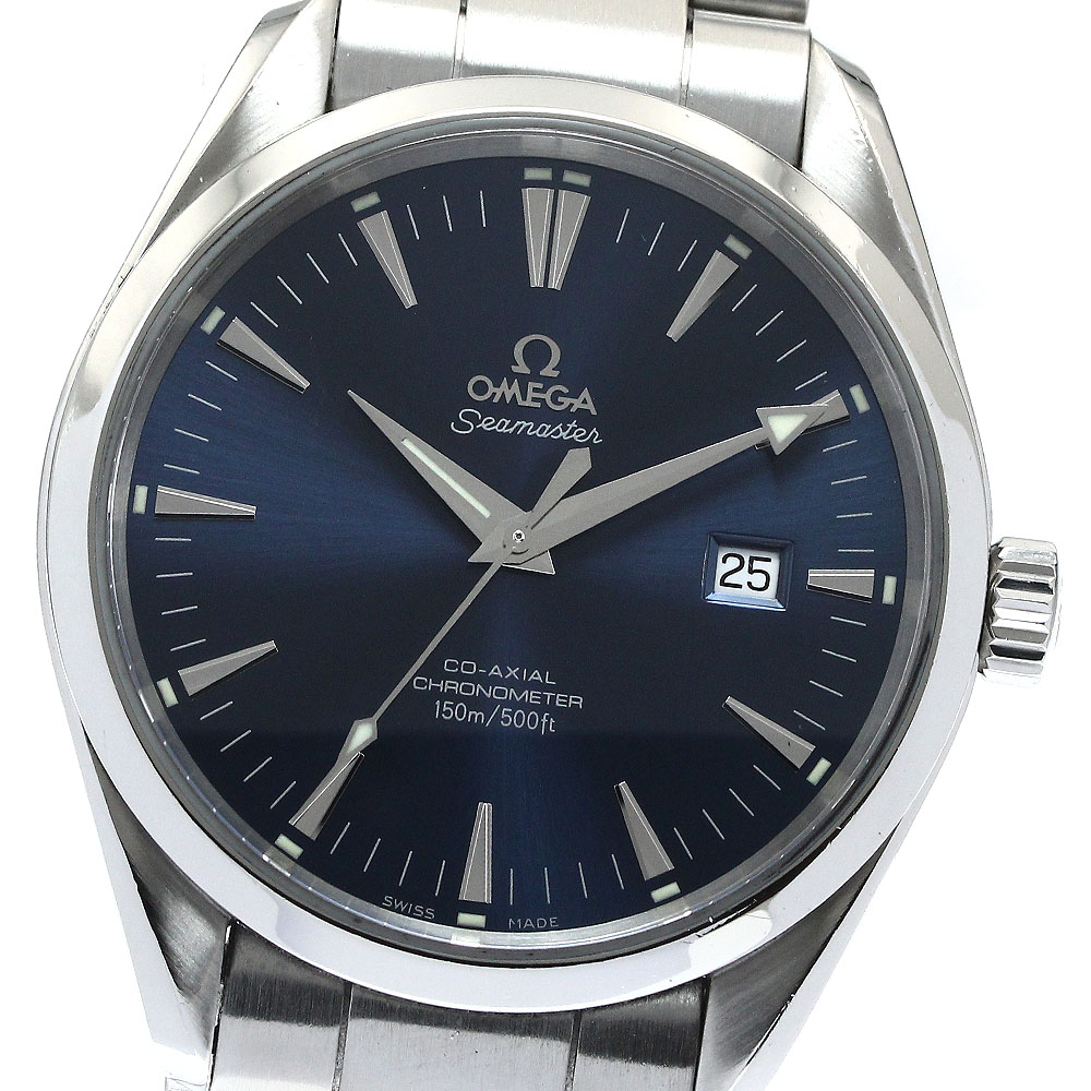 オメガ OMEGA 2502.80 シーマスター アクアテラ デイト 自動巻き メンズ _874380【中古】