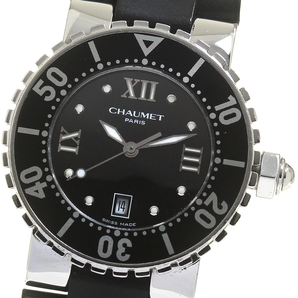 ショーメ Chaumet クラスワン デイト クォーツ レディース 箱付き_815542【中古】