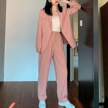 ボトムス パンツ ジャケット 上着 スーツ ストレートパンツ ロング丈 長袖 襟付き ストレート 上下セット 2点セット ツーピース 大人可愛い きれいめ シンプル 大人 上品 おし