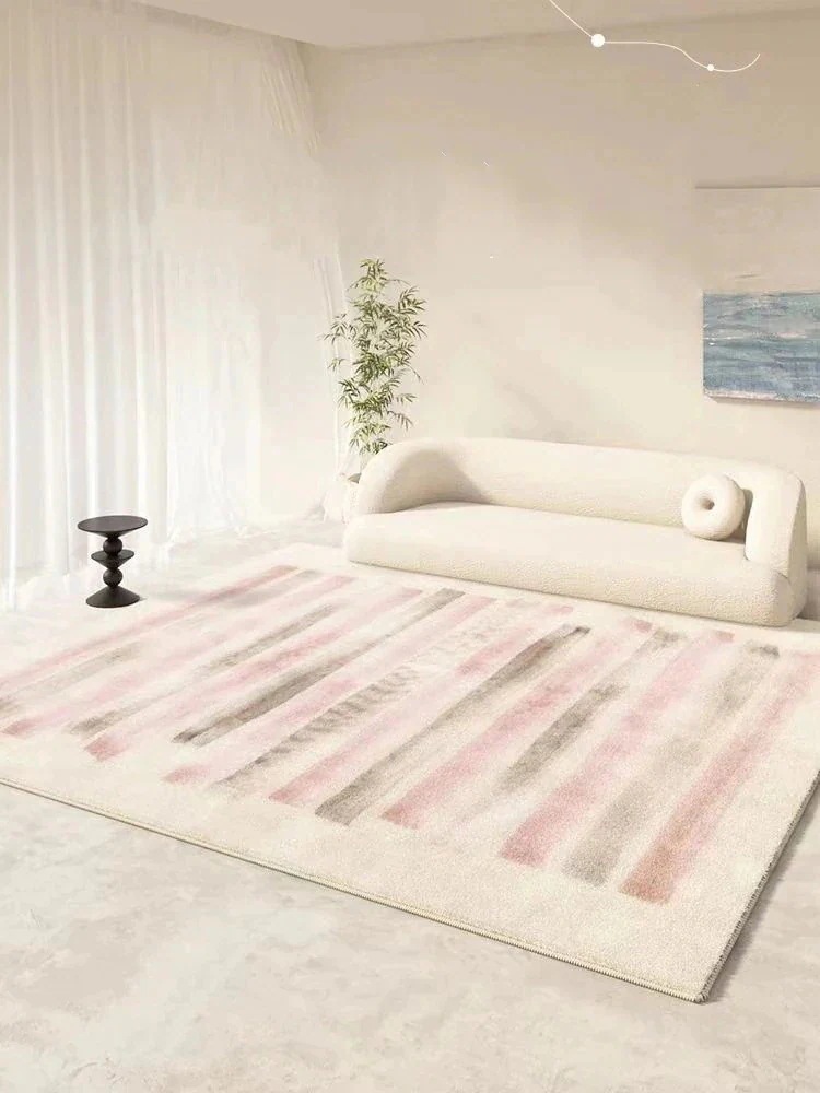 カシミヤ製 カーペット北欧風 ローテーブル ファッション カーペット リビングルーム 現代 厚手 シンプル 絨毯