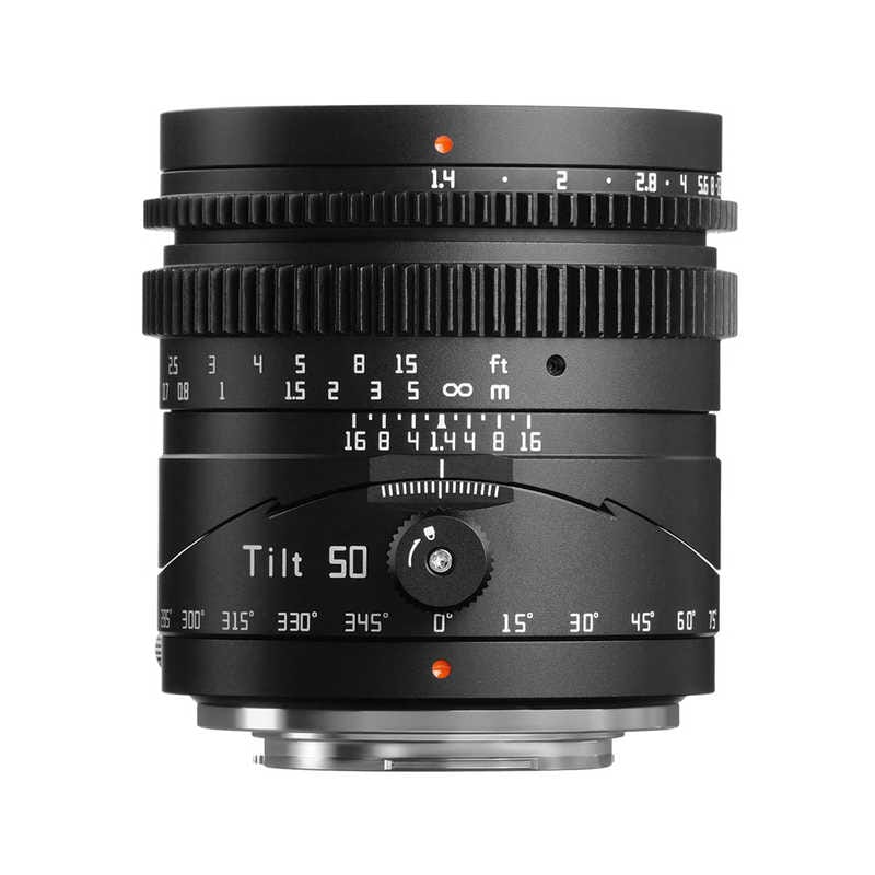 銘匠光学　カメラレンズ (フジフイルムX用) 　TTArtisan Tilt 50mm f/1.4