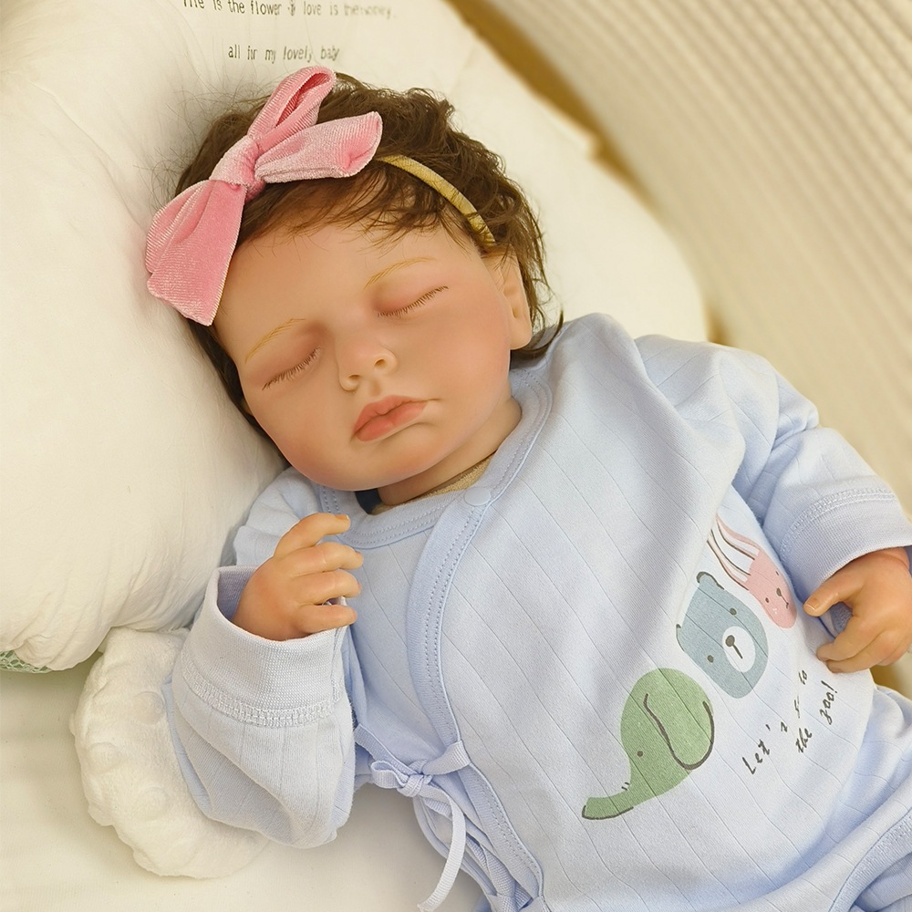 リボーンドール 3D 高色 移植毛 シミュレーション ベビー おもちゃ 人形