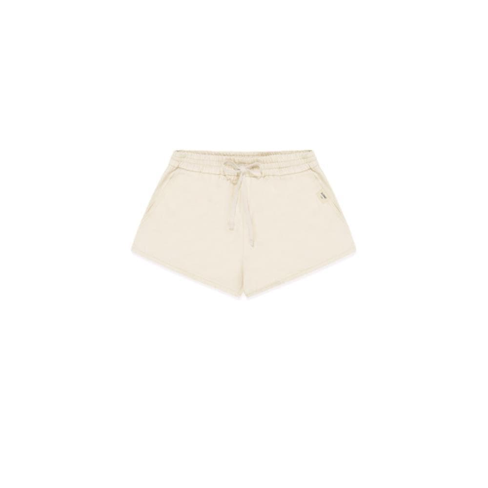 GLOWNY G CLASSIC COTTON TWILL SHORTS IVORY GY24CLATS001I