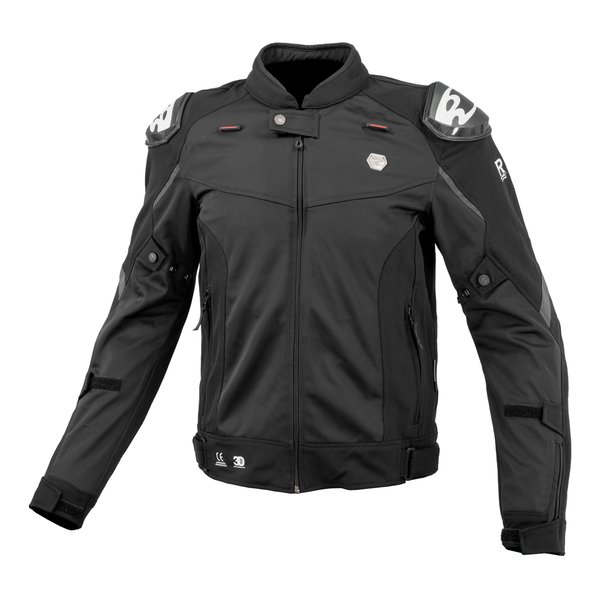 バイク用 春夏 JK-168 Rスペックスポーツメッシュジャケット ブラック メンズ Mサイズ JK-168/BLACK/M