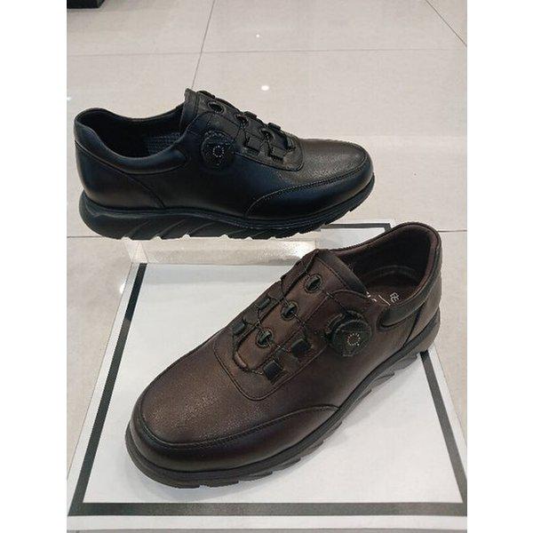 男性用牛革足の甲調節ワイパースニーカーLCMC41U526 (P003610244)