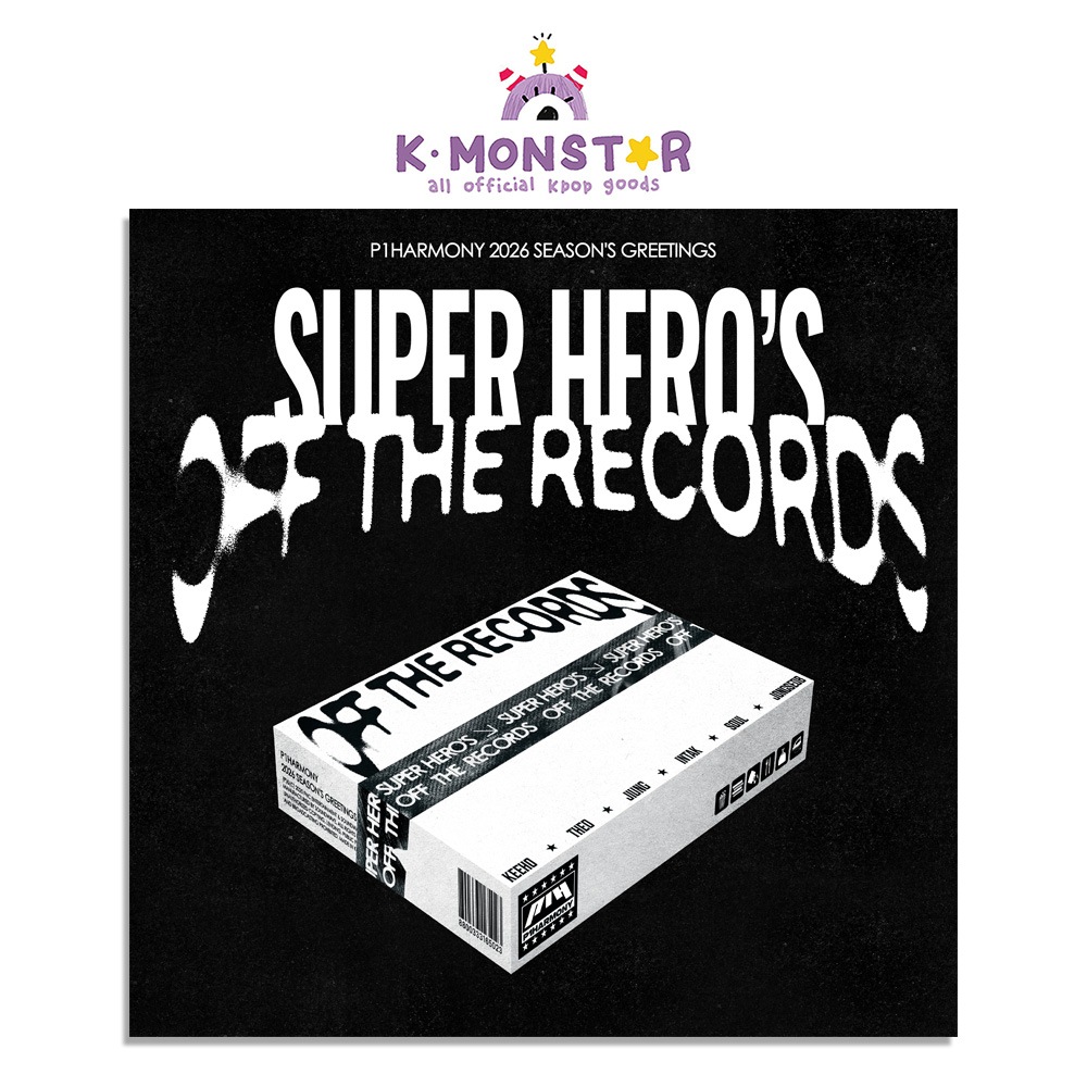 [特典] P1Harmony - 2026 SEASONS GREETINGS [SUPER HEROS OFF THE RECORDS] APPLEMUSIC