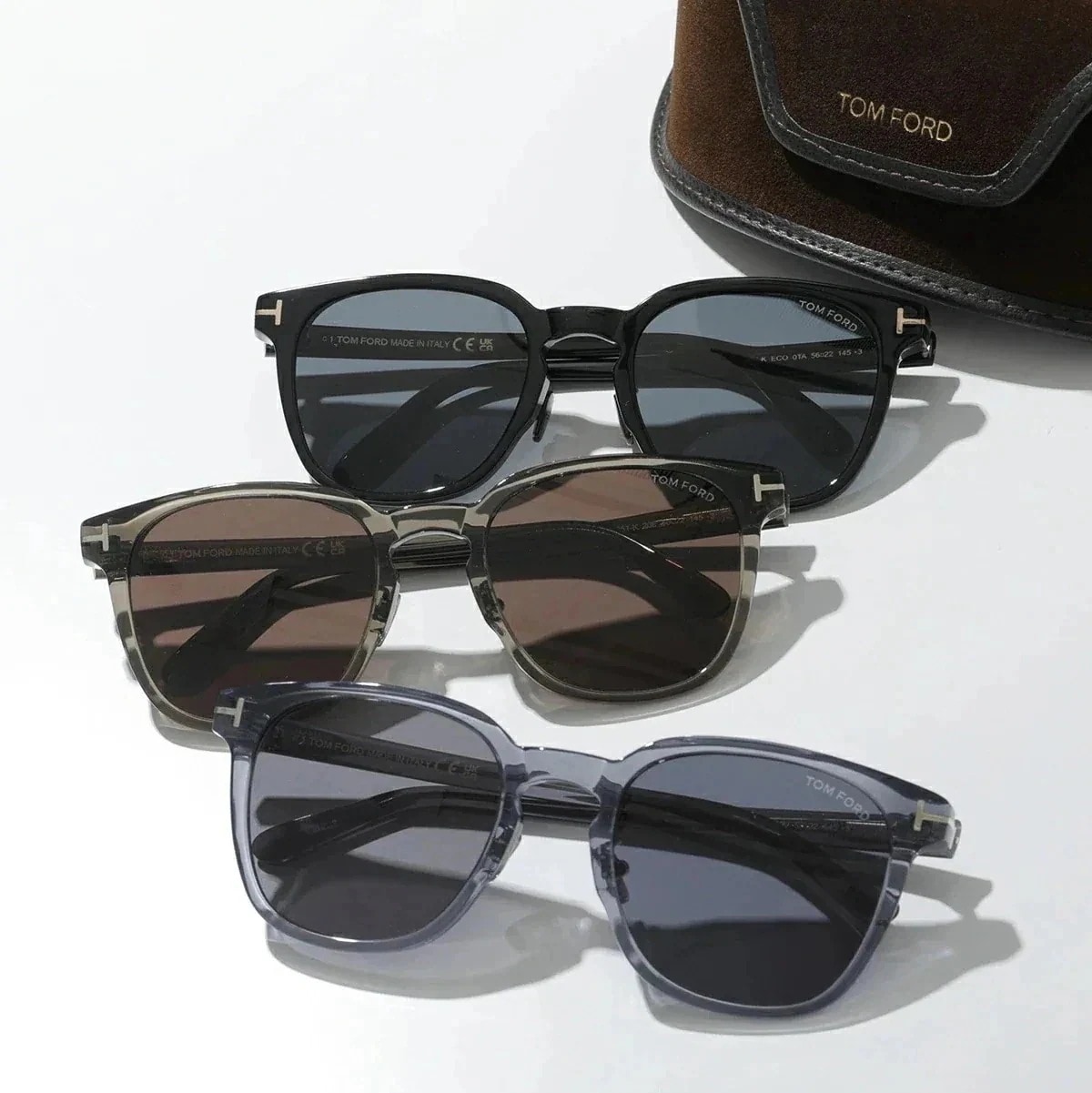 TOM FORD トムフォード サングラス TF1051-K FT1051-K メンズ ウェリントン型 アジアンフィット アイウェア カラーレンズ Tロゴ カラ