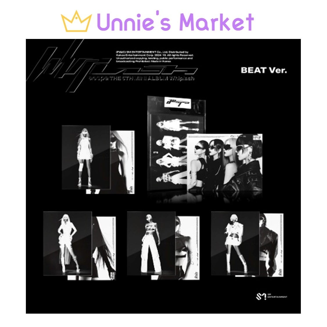 [SET] aespa - Whiplash (BEAT Ver.) + Free Photocard 1EA(fan-made) 10,707円