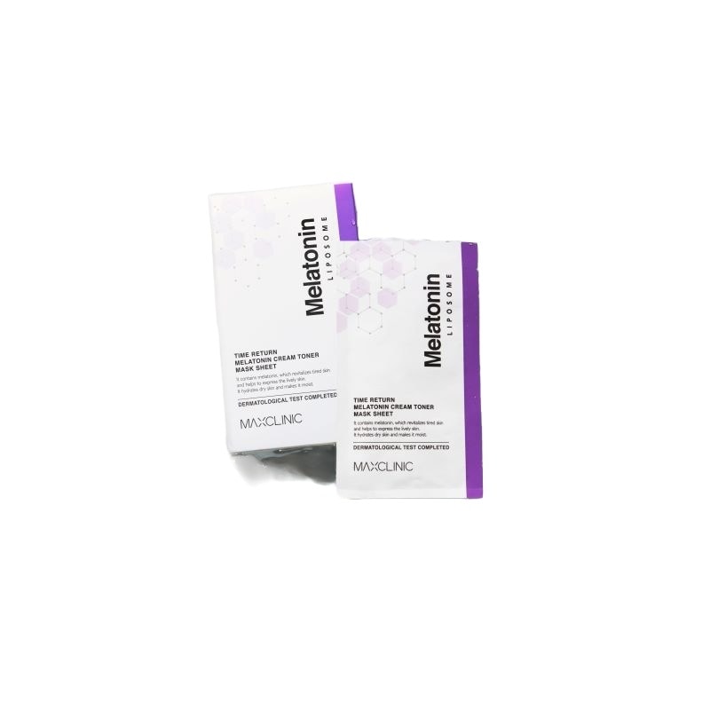 （1+1）マックスクリニックタイムリターンmelatoninクリームトナーホワイトニングマスクパック27ml（10枚） 7,056円