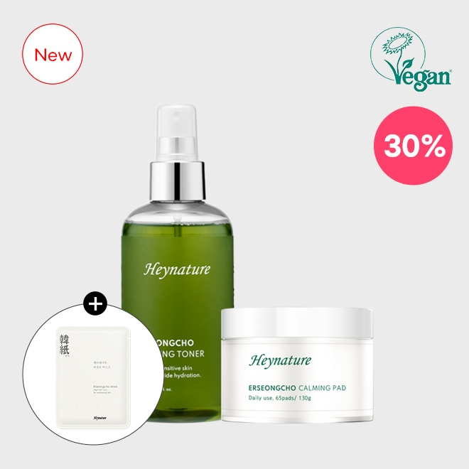 [セット価格DOWN]魚腥草カーミング・トナー+・カーミングトナーパッドセット+マスクパックをプレゼント