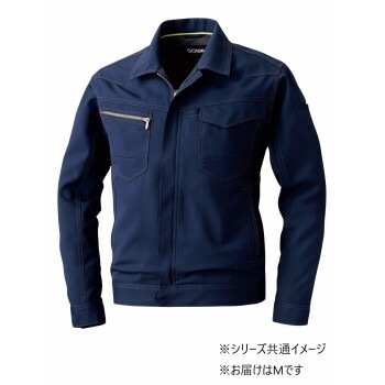 桑和 964 長袖ブルゾン（反射材付き） Mサイズ ネイビー（1） SOWA