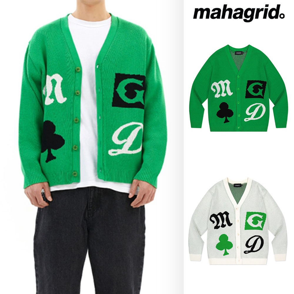 [mahagrid] CLOVER KNIT CARDIGAN