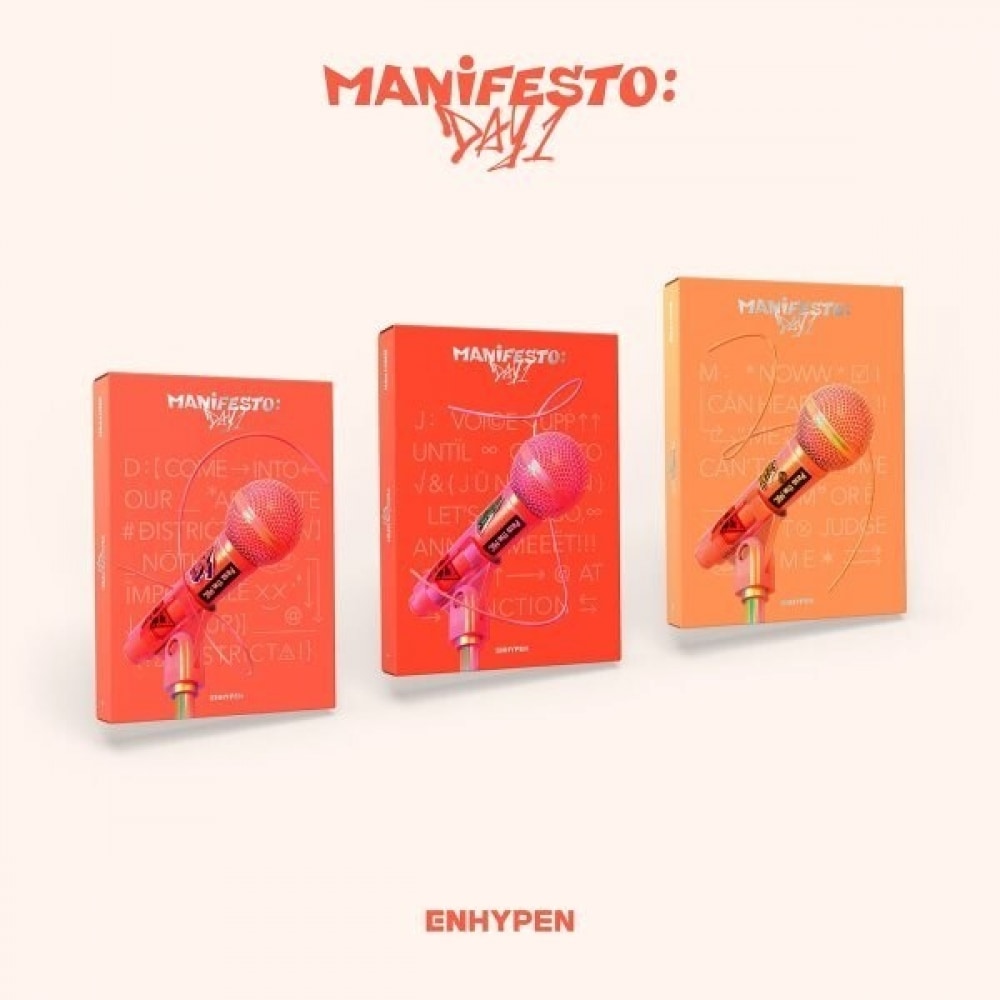 （CD）ENHYPEN - MANIFESTO：DAY 1（Set）：終了YES24特典ステッカー型フォトカード終了エンハイプン