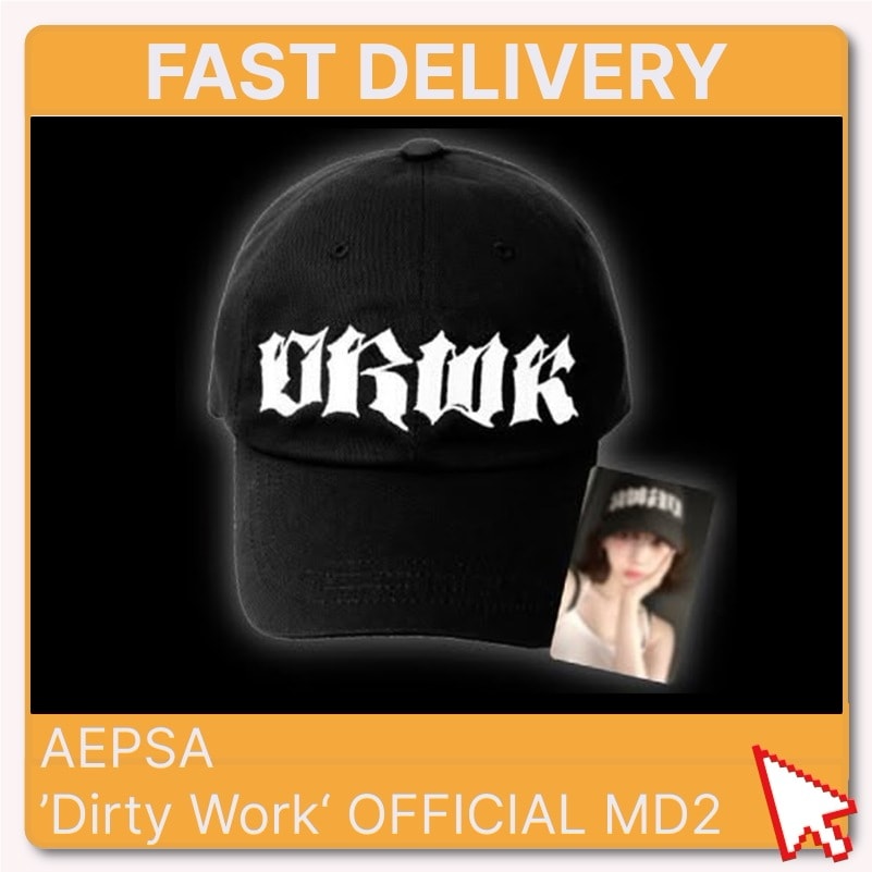 aespa dirty work MD Tシャツ・キャップ AESPA DIRTY WORK OFFICIAL MD [T-SHIRT SET] [PRE] - Kpop USA