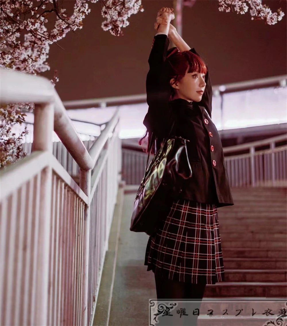 在庫品 ペルソナ5 芳澤かすみ コスプレ衣装 コスチューム ハロウィン 変装 仮装