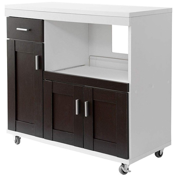 リーテンスタッド LSD-01-KTC90-whbr キッチンカウンター幅90cm WH/BR ホワイトブラウン メーカー直送