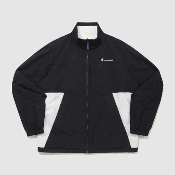 ユニ デュース リバーシブル ルーズフィット ジャケット ブラック QQ323LJK99-BLK