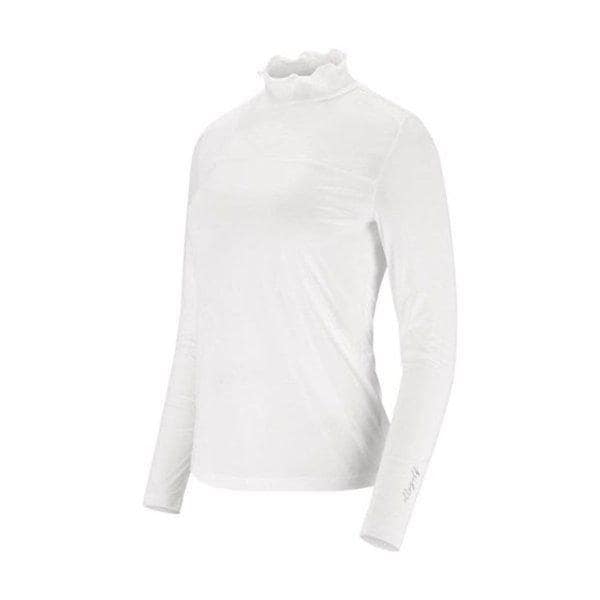 女性ネックシャーリングメッシュベースレイヤー6L45451_100YS