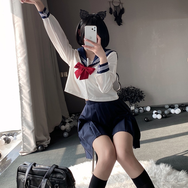 【1つ買うと10つ無料】Jkユニフォームスカートホワイト3つの基本的なの大学スタイルの春と秋のプリーツスカートスカート女性の短いスカート