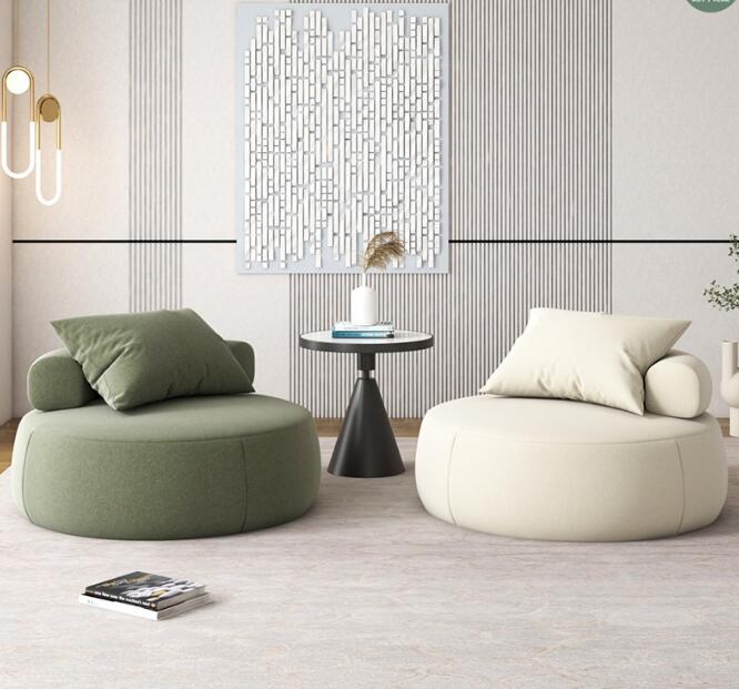 北欧 シングル ソファ チェア リビング レジャー チェア バルコニー カフェ ホテル B&B テーブル＆チェア コンビネーション