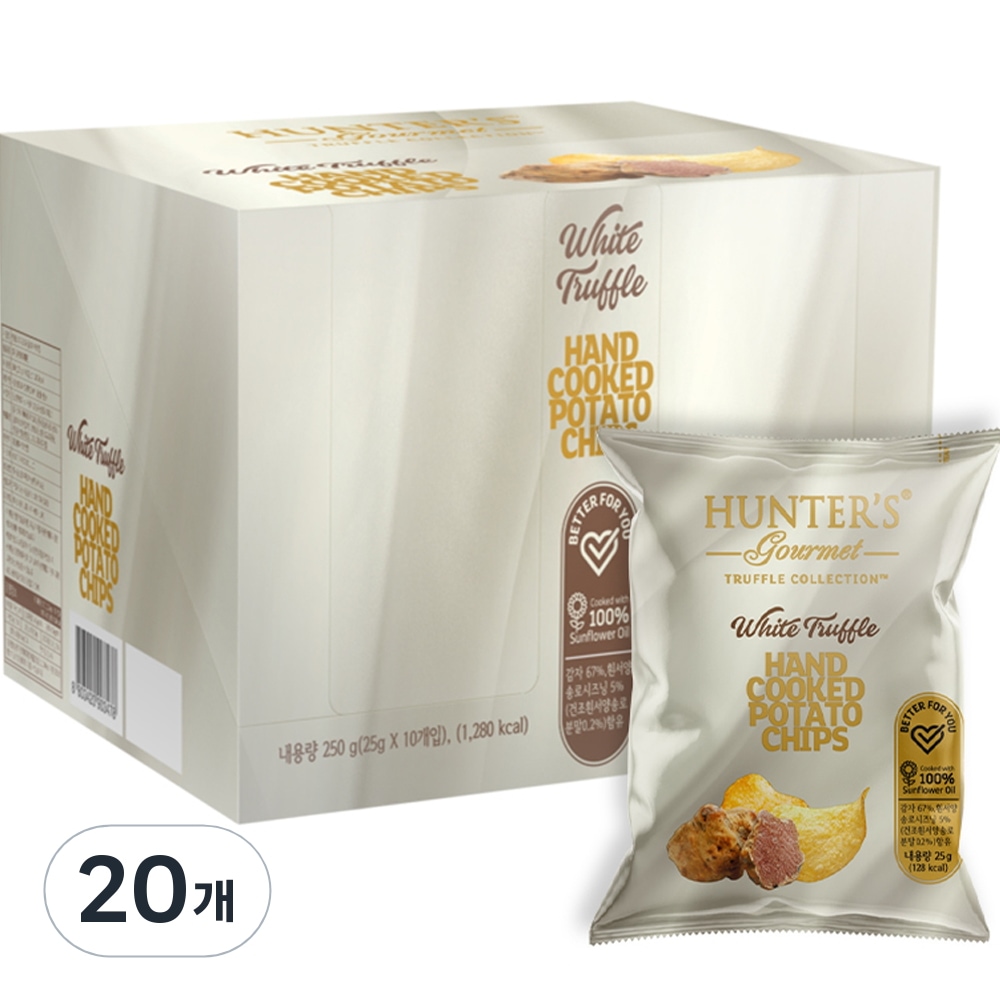 ハンターズホワイトトリュフポテトチップス25g20個 5,370円