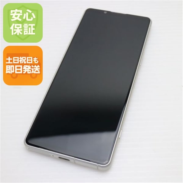 超美品 SOG09 Xperia 5 IV エクリュホワイト AU スマホ SONY 即日発送 土日祝発送OK 130