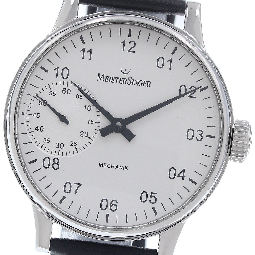 マイスタージンガ― MeisterSinger AM5.01 スクリプト スモールセコンド 手巻き メンズ 良品 _955352【中古】