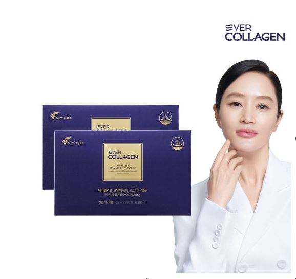 [1+1] Ever Collagen エバーコラーゲン ロイヤル エージ シグネチャーアンプル 14個 (2週間分) / 飲む高級コラーゲン / 3重機能性コラーゲン