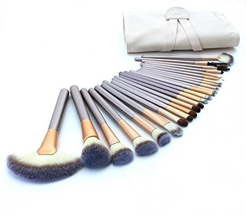 経典 [sb]Yoa 24 Piece Brush Set Horse Hair Professional Kabuki