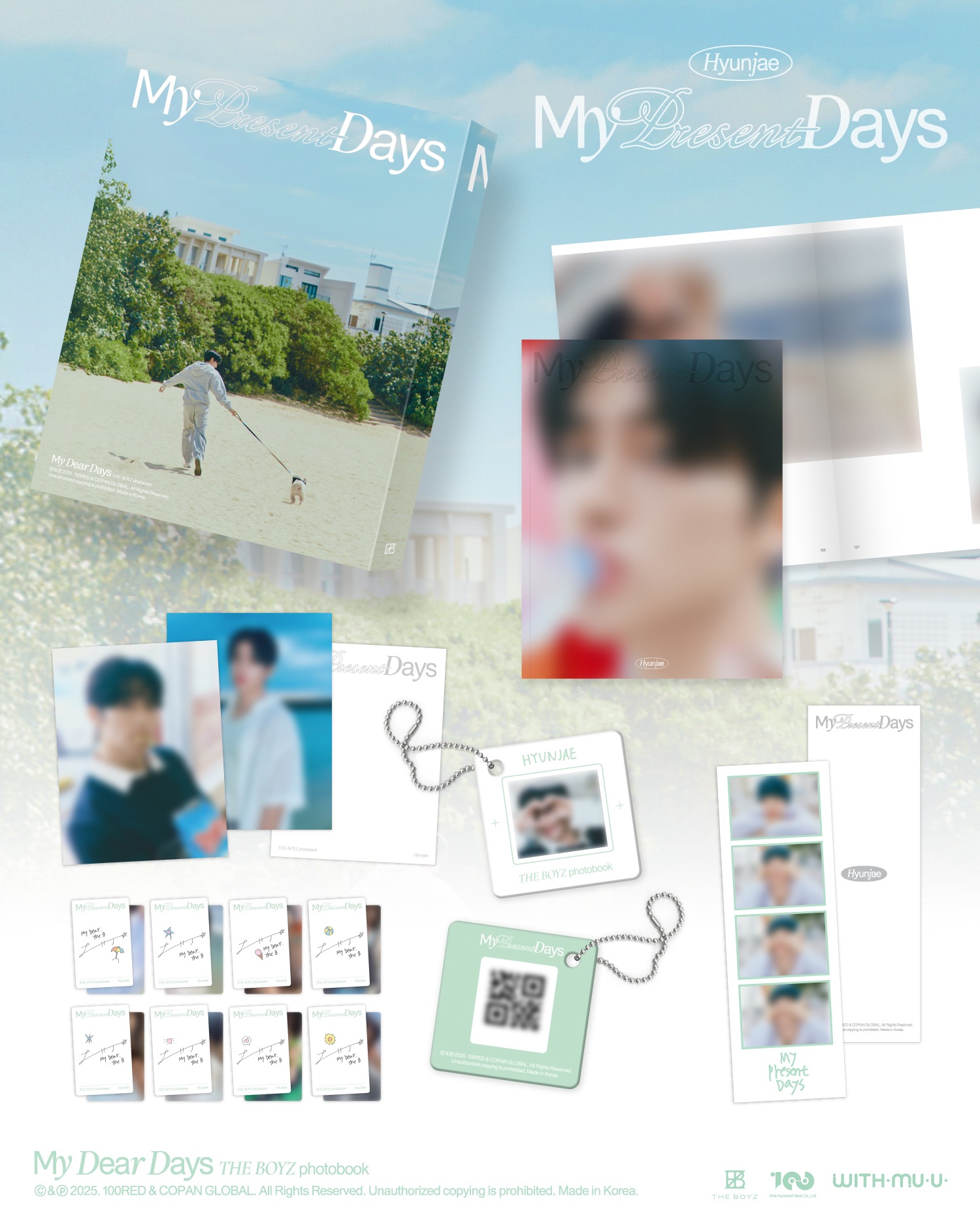 [流通特典] THE BOYZ HYUNJAE Photobook [MY Present days] Mood Film ヒョンジェ フォトブック 公式グッズ 当店特典