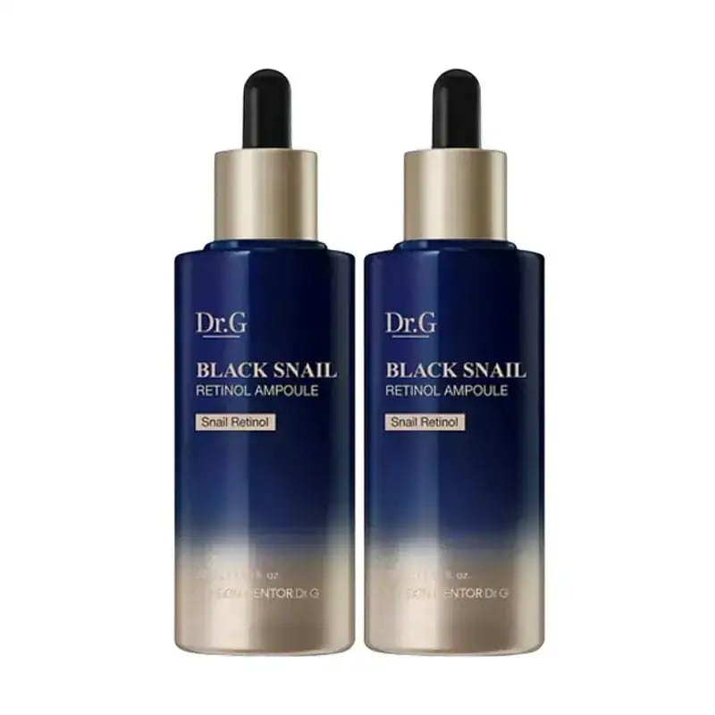 [1+1]ブラック スネイル レチノール アンプル 50ml, 2個