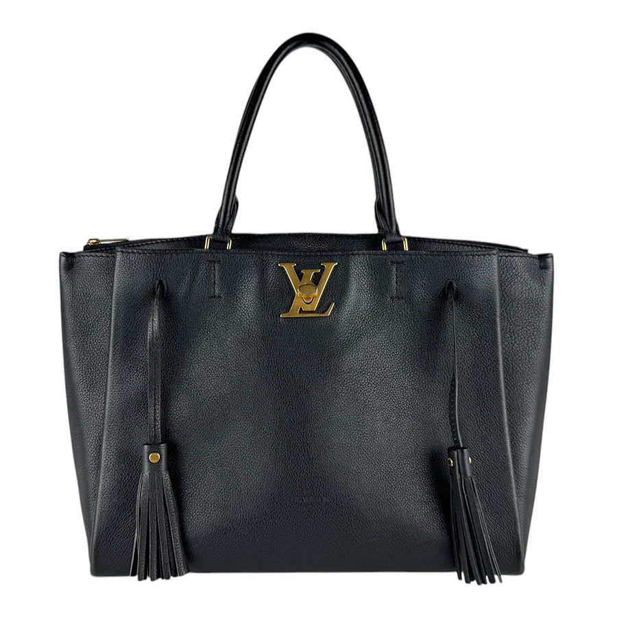 ルイ ヴィトン LOUIS VUITTON ハンドバッグ ショルダーバッグ ロックミート レザー ブラック レディース M54569 z9308
