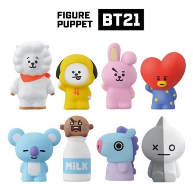 Qoo10] BT21 BTSマスコット ランダム フィギュア