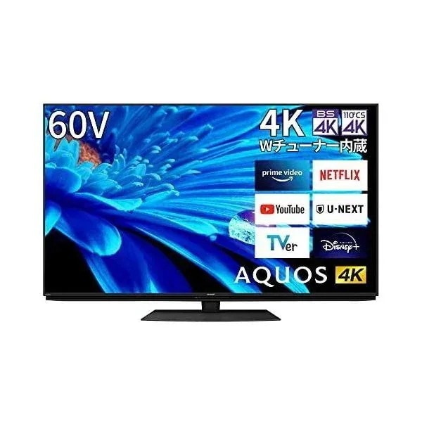 シャープ テレビ 60インチ アクオス 4T-C60EN1 4K液晶テレビ 60V型 4Kチューナー内蔵 GoogleTV AQUOS SHARP
