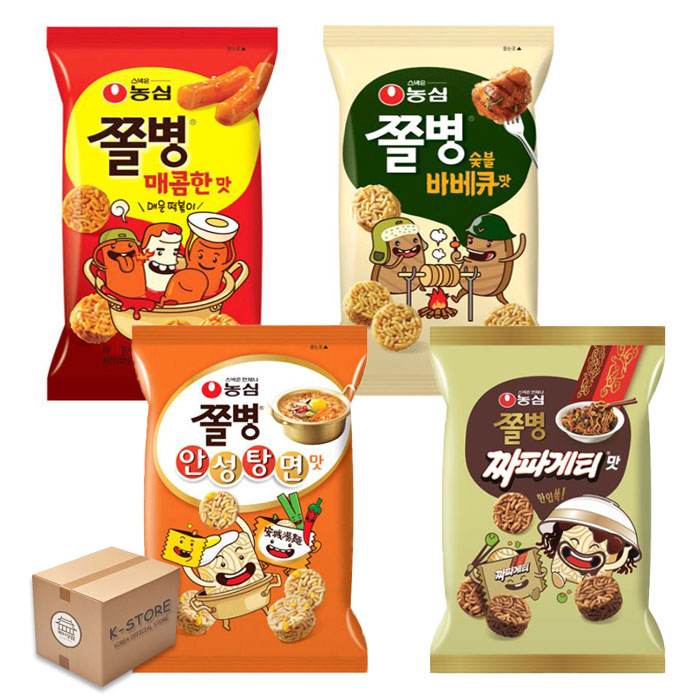 [業者向け] ノンシン チョルビョンスナック ピリ辛味 82g (30 x 2) / 2BOX 韓国 お菓子