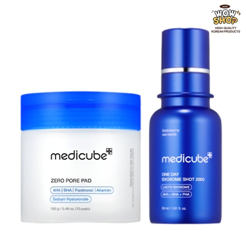 【正規品】【2点セット】ゼロ フォア 毛穴パッド2.0 70枚+ ワンデー エキソソーム ショット2000 アンプル 30ml/ 韓国化粧品