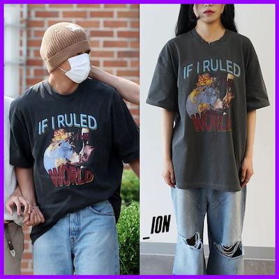 【IONSEOUL】 The World Printing Over T-Shirt [正規品] [BTS V テ...のサムネイル