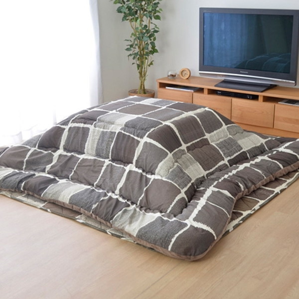 1160720130201 ムーブ 掛敷セット こたつ布団 正方形 おしゃれ 掛け敷きセット グレー 約205245cm メーカー直送
