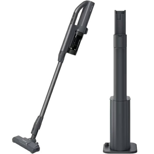 パナソニック【Panasonic】セパレート型コードレススティック掃除機 ストーンブルー 軽量 自走式パワーブラシ MC-NX500K-A【クリーンドッグがゴミを自動収集】
