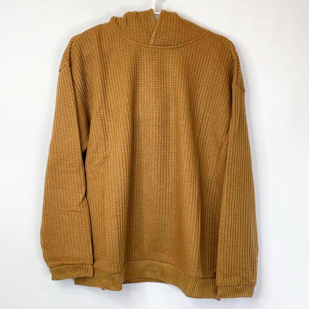 【中古・未使用品】Almond Surfboards & Design ワッフルフーディ S ブラウン IV2008W メンズ アーモンドサーフボード パーカー