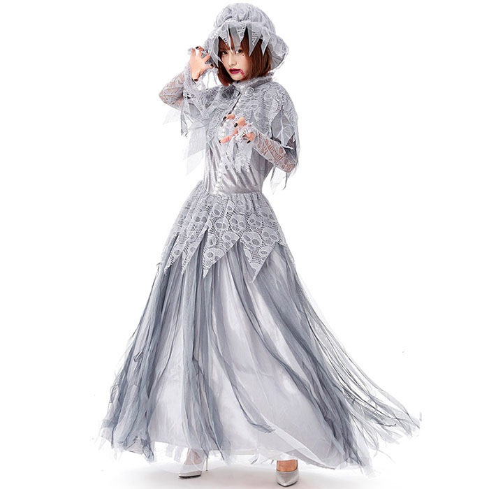 ハロウィン 仮装 鬼嫁 お化け コスプレ 花嫁 天使 幽霊 衣装 レディース 悪魔 エンゼル お姫様 コスチューム 2点セット 怖い 大きいサイズ 女性 大人 パーティー 舞台 演出服 イベント 写真