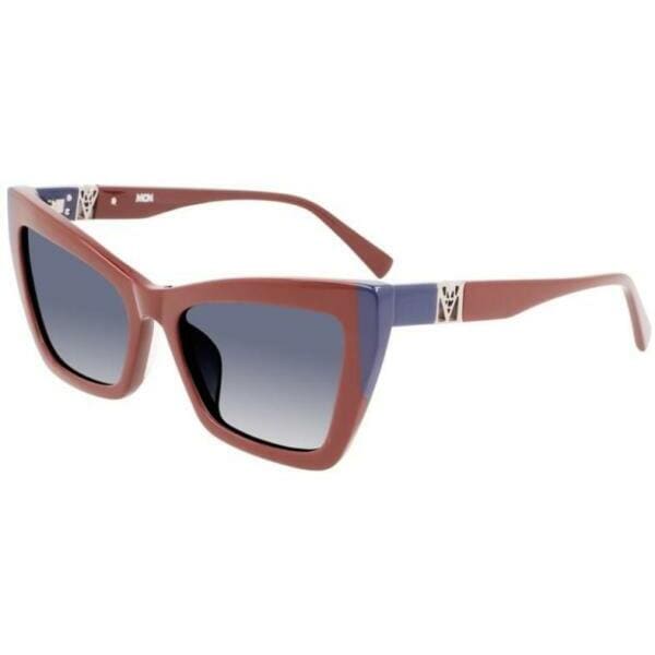 サングラス MCMNEW 722SLB 607 Burgundy & Blue Sunglasses with Blue Lenses & Case