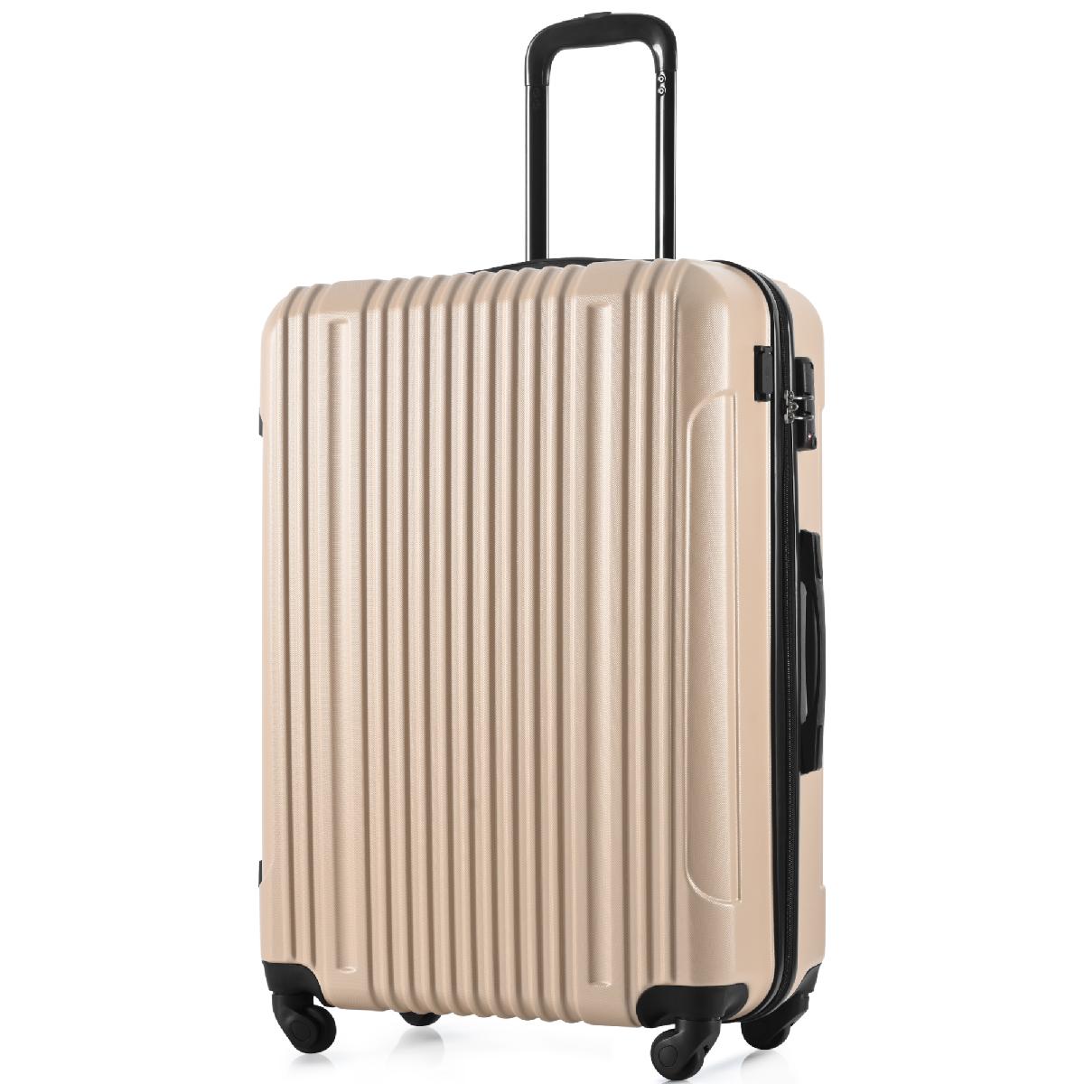 スーツケース lサイズ キャリーケース USB充電ボー付き フック付き 超軽量 TSAロック 大型