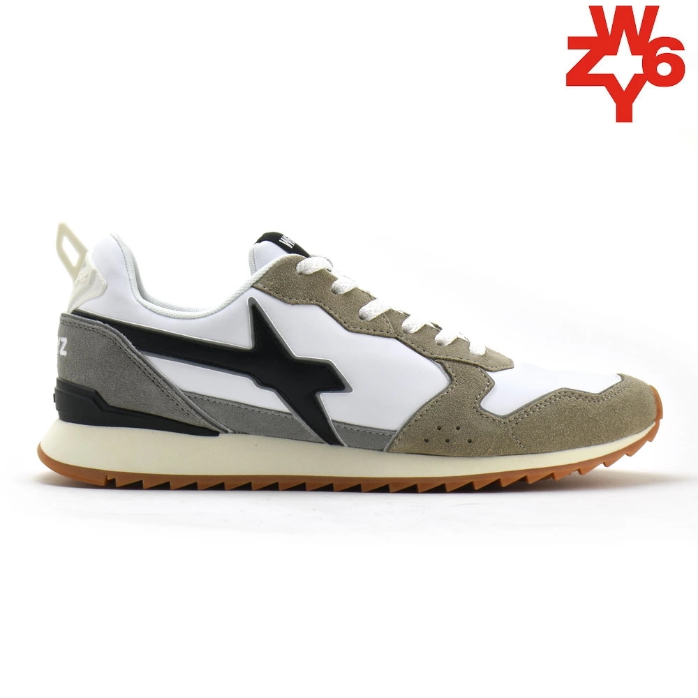 ウィズ W6YZ スニーカー メンズ ジェットエム ローカット シューズ 靴 ホワイト ブラウン JET-M【2013560542d66】