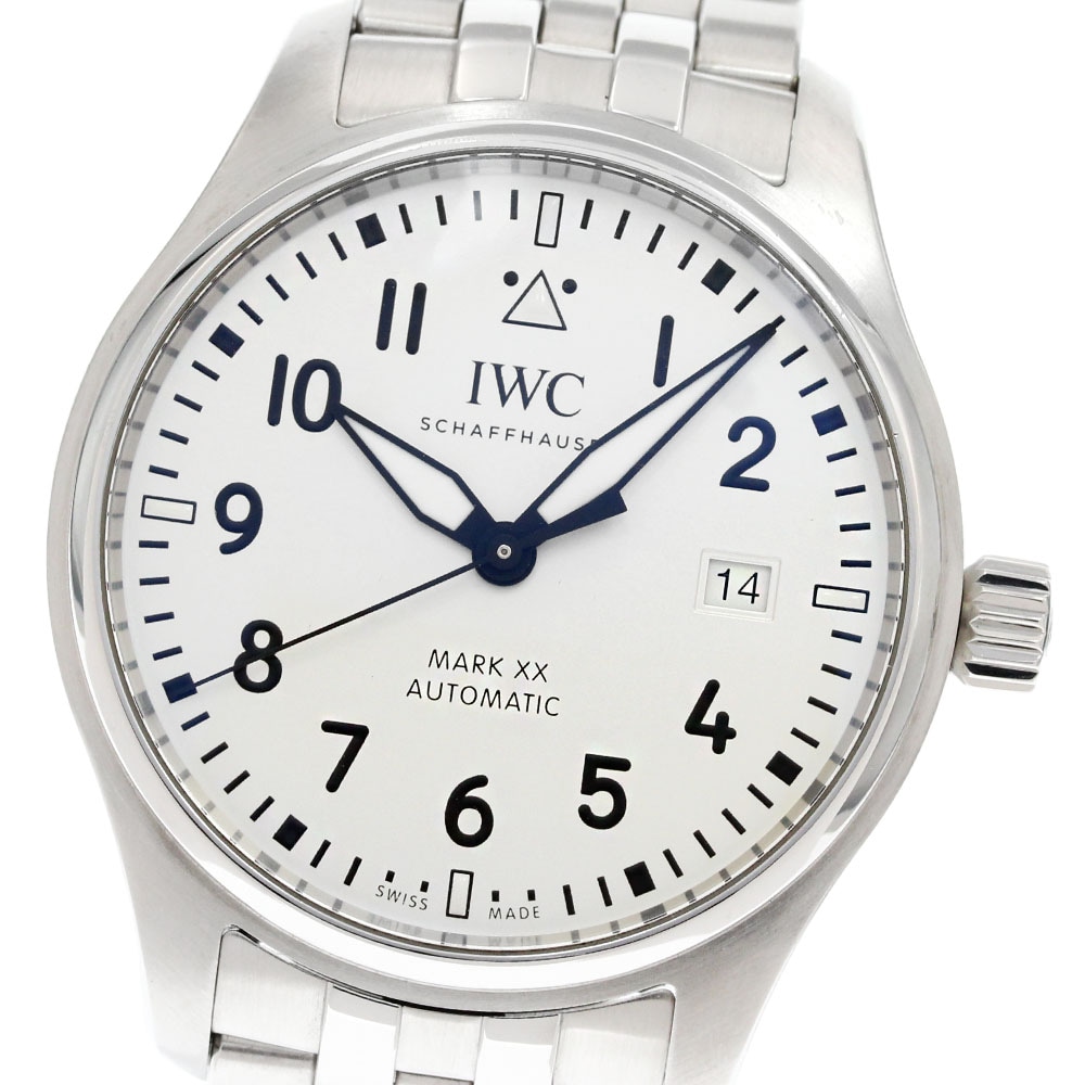 IWC SCHAFFHAUSEN IW328208 パイロットウォッチ マークXX デイト 自動巻き メンズ 良品 箱・保証書付き_845434【中古】その他 ブランド腕時計