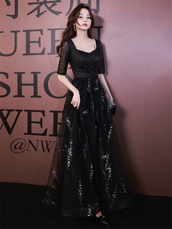 パーティードレス 上品 袖あり 結婚式 ウエディング ワンピース 大きいサイズ 大人 お呼ばれ 食事会 二次会 披露宴 卒業式 成人式