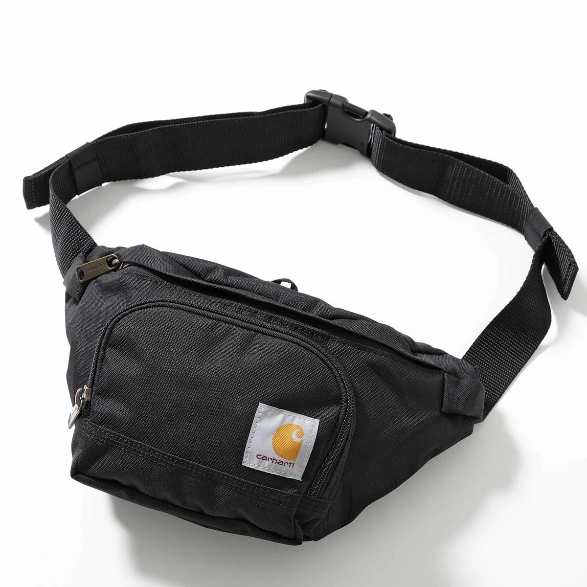 Carhartt カーハート ボディバッグ WAIST PACK CB0401 メンズ ウエストバッグ ウエストポーチ クロスボディ ポリエステル 撥水 鞄 BLACK