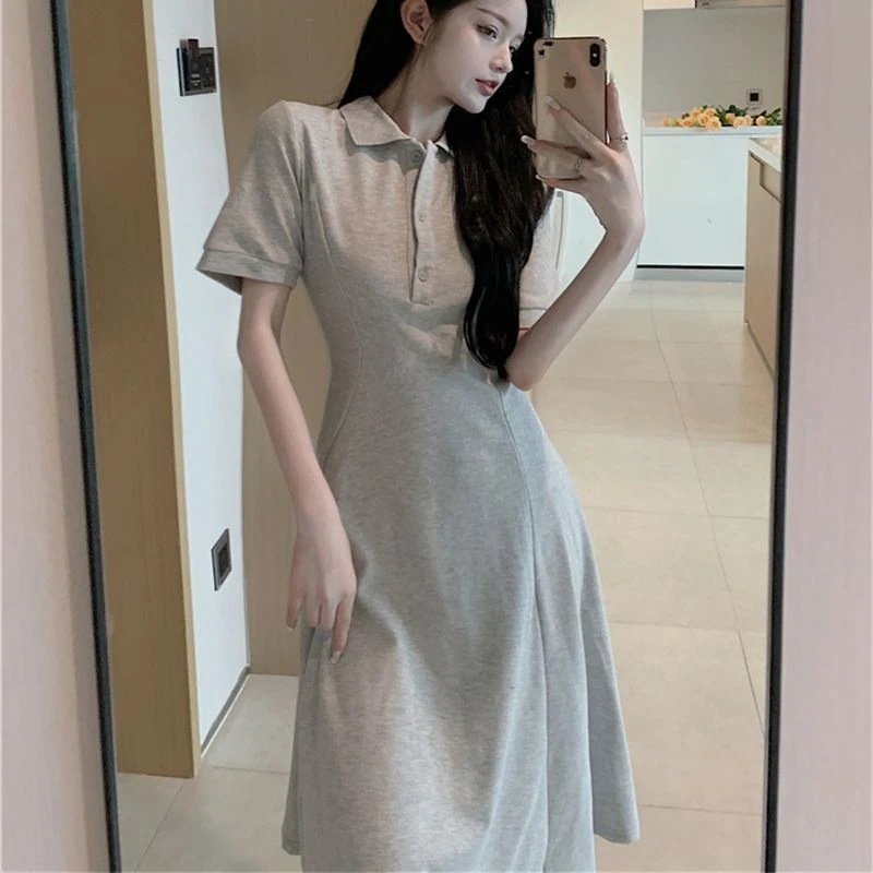 ワンピース　ロングワンピース　ロング　マキシ　マキシワンピース　Aライン　シフォン　フレア　フリル　ウエストマーク ハイウエスト　 おしゃれ　カワイイ 韓国 大人可愛い エレガント　キレイ目　デート