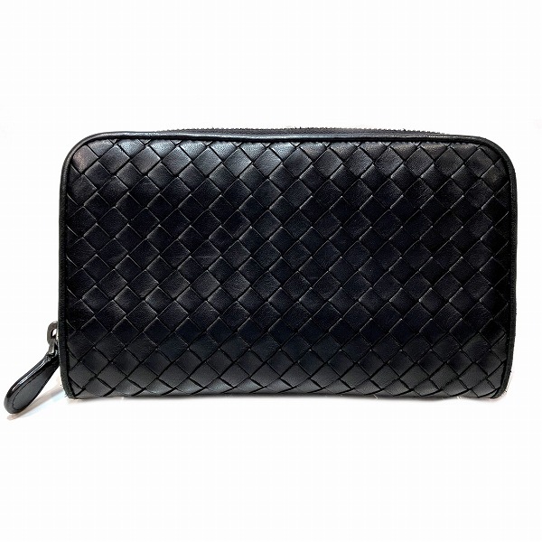 ボッテガヴェネタ イントレチャート 長財布 2つ折り財布 ユニセックス 【中古】